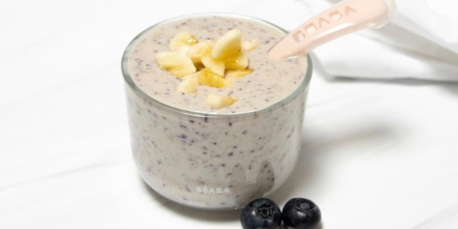 Babycook Recipe: Baby's Blueberry Banana Yoghurt Puree