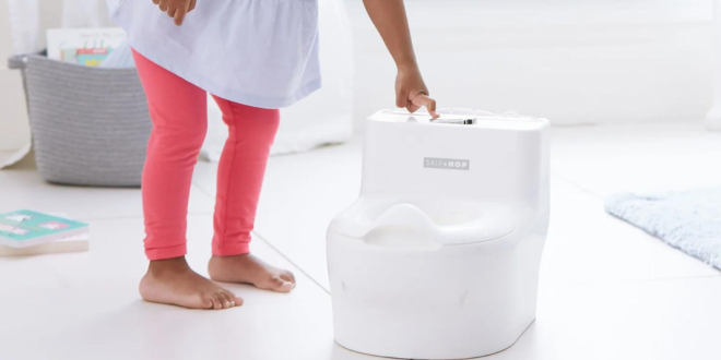 Toilet training with real parents