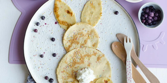 Healthy Bunny Pancakes